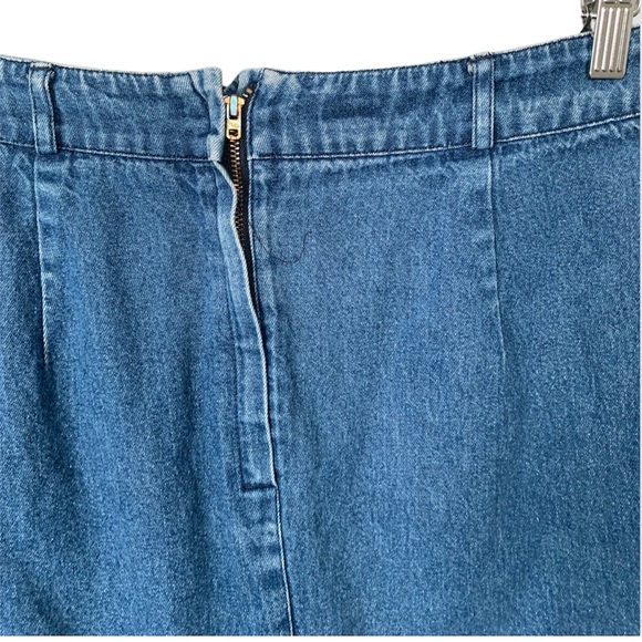 LIZSPORT pencil vintage mini denim skirt - Picture 6 of 9